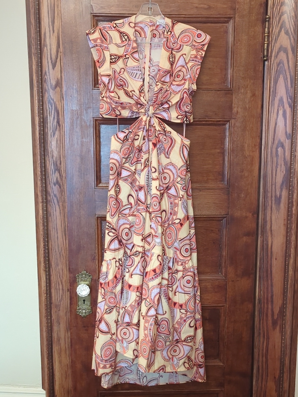 A.L.C. Alexandria Cutout Maxi Dress Pink Size 6
